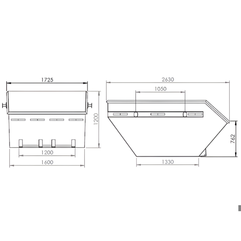Caçamba de Entulho Estacionária 5m³ - Imagem 3