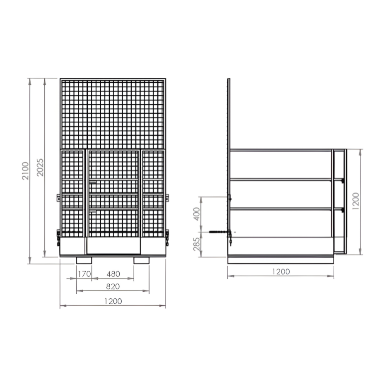 Gaiola para Empilhadeira RI1 - Imagem 3